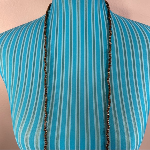 Bronze and black layered necklaces - Picture 6 of 16